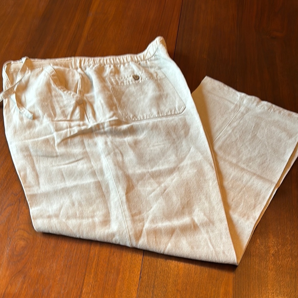 Cubavera Linen Blend Pants